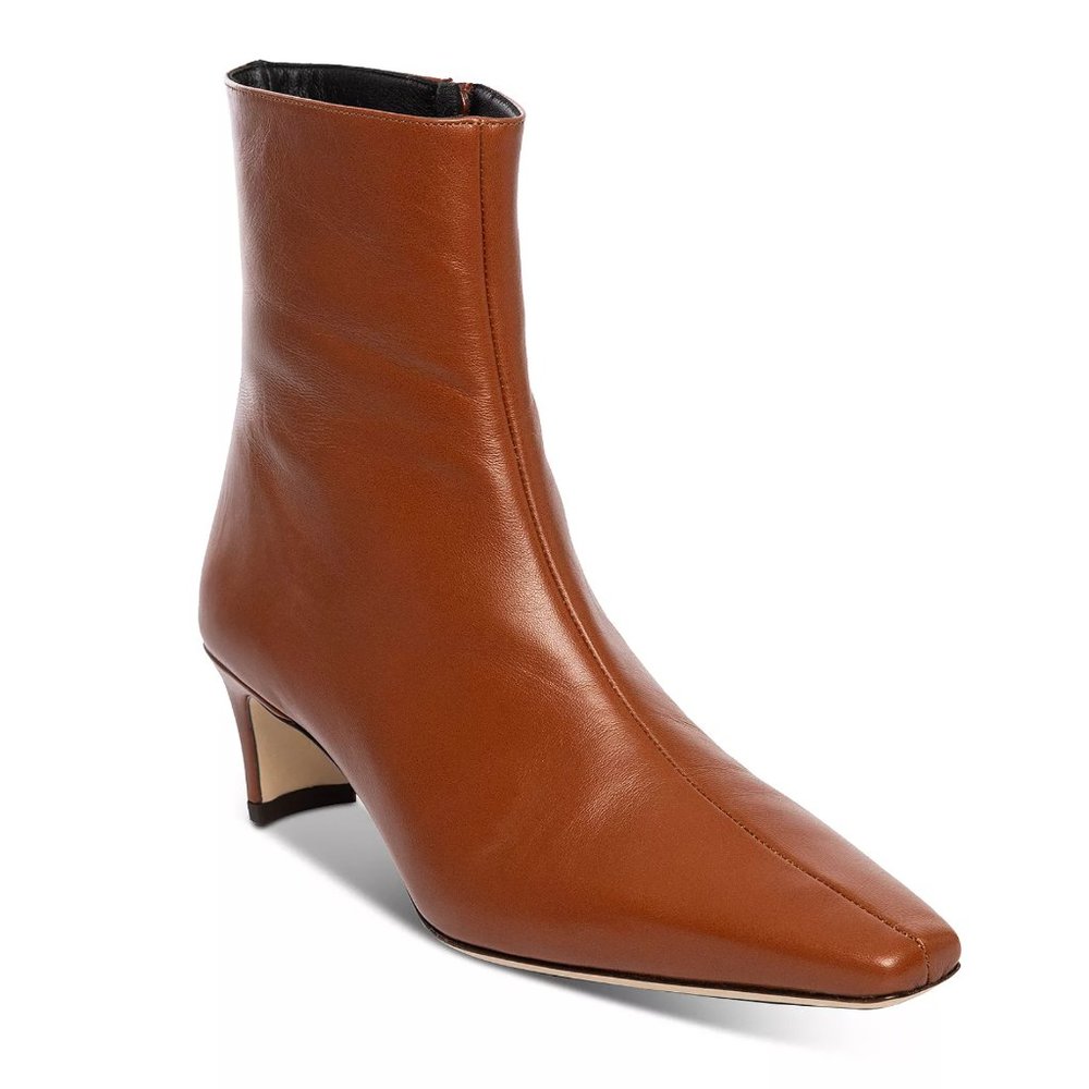 STAUD Women's Wally Square Toe Booties